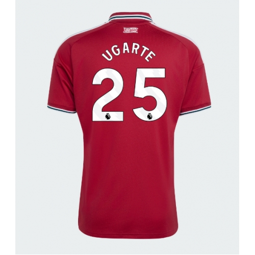 Manchester United Manuel Ugarte #25 Maglia Gara Casa Repliche 2026-27 Maniche Corte Manchester United Manuel Ugarte #25 Maglia Gara Casa Repliche 2026-27 Maniche Corte